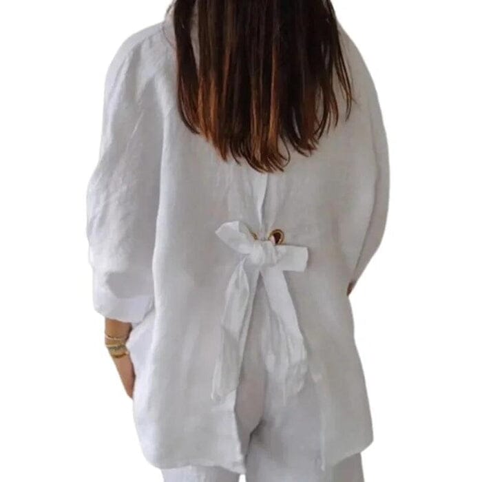 Camisa Social em Linho de Algodão