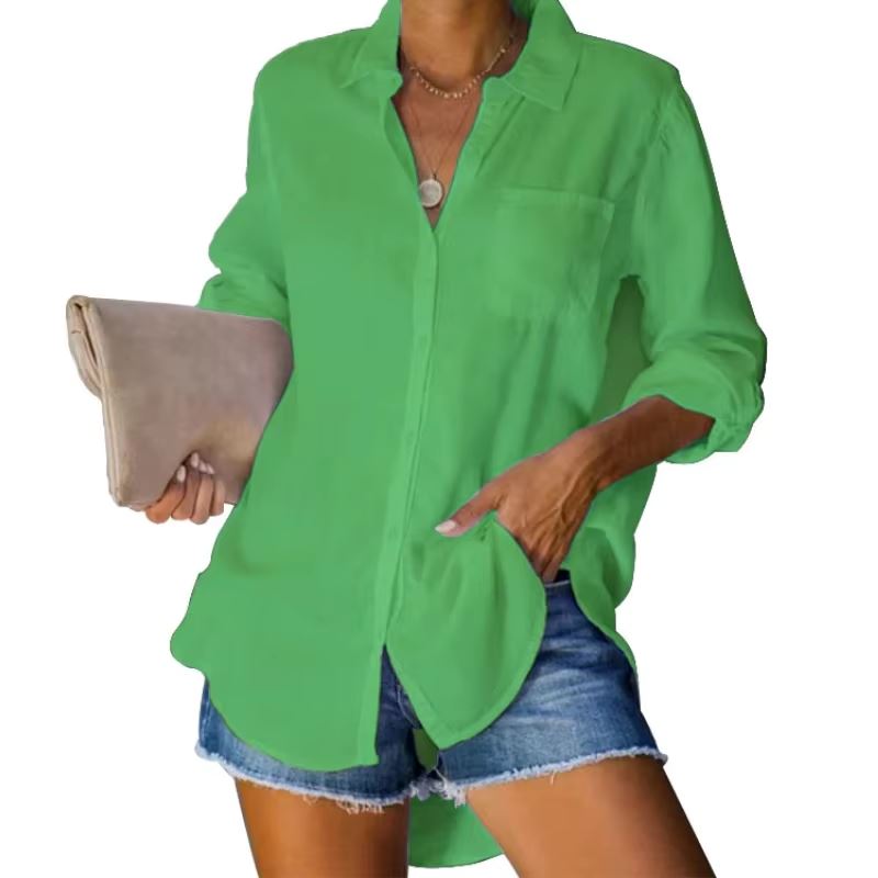 Camisa Social em Linho de Algodão