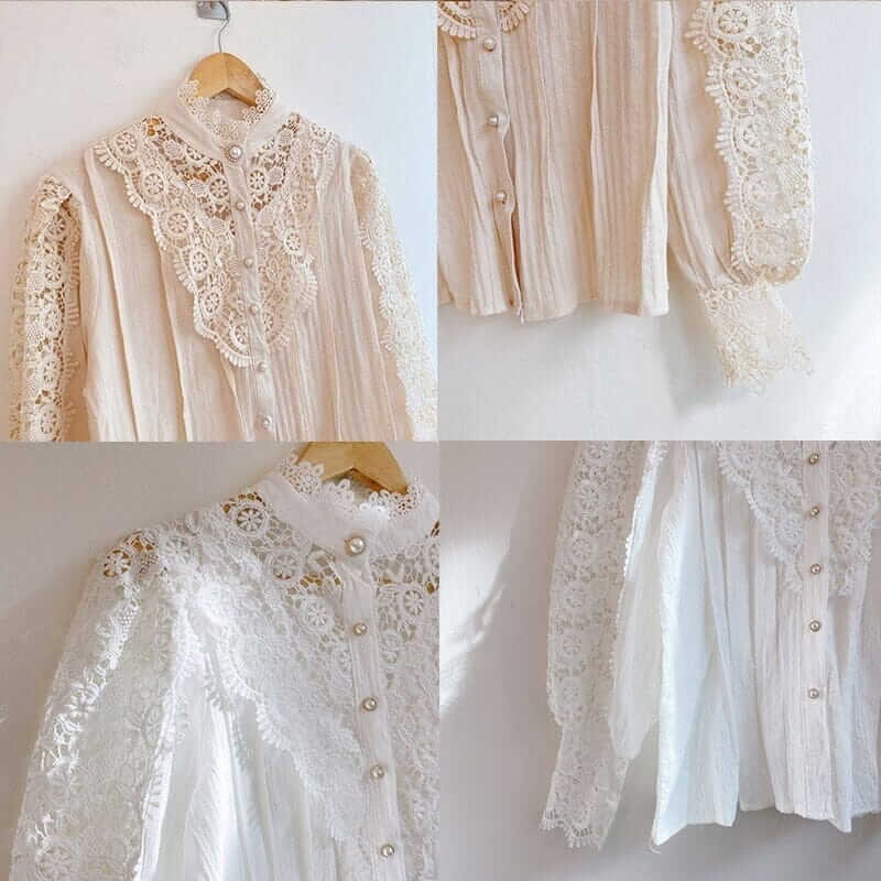 Blusa Feminina Bordada Vintage