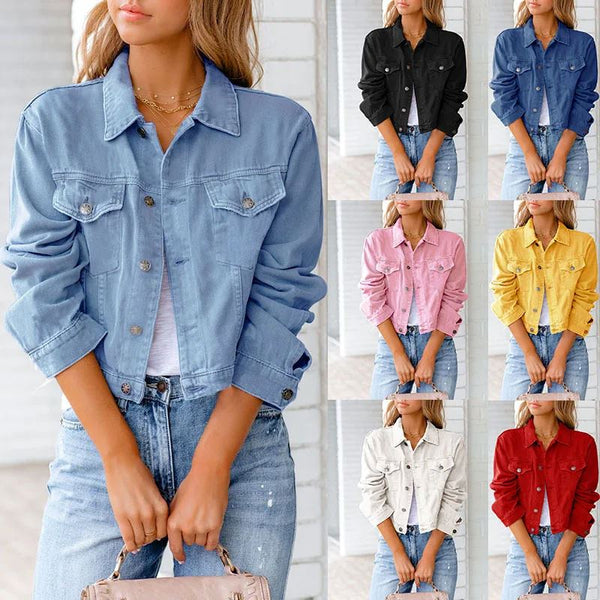 Jaqueta Jeans Feminina