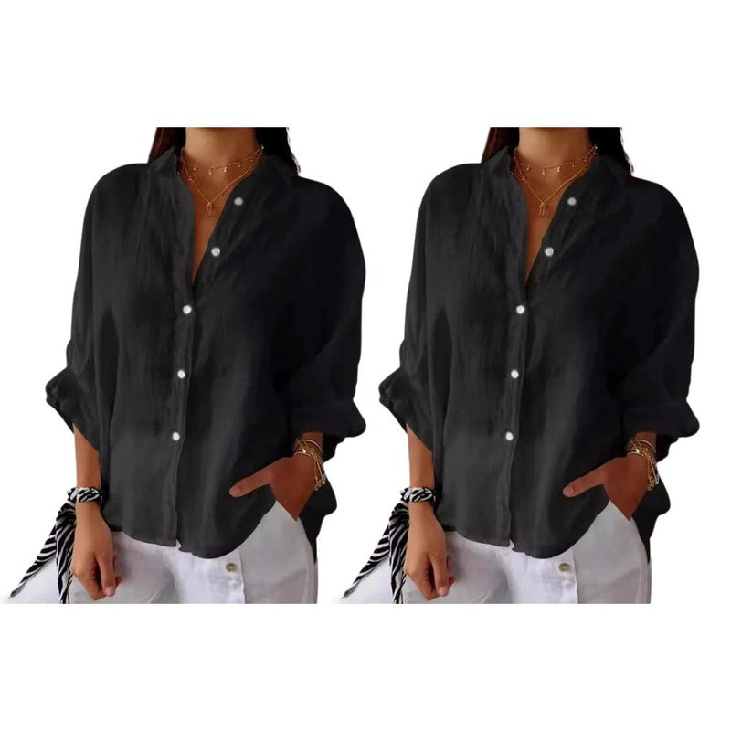 Camisa Social em Linho de Algodão